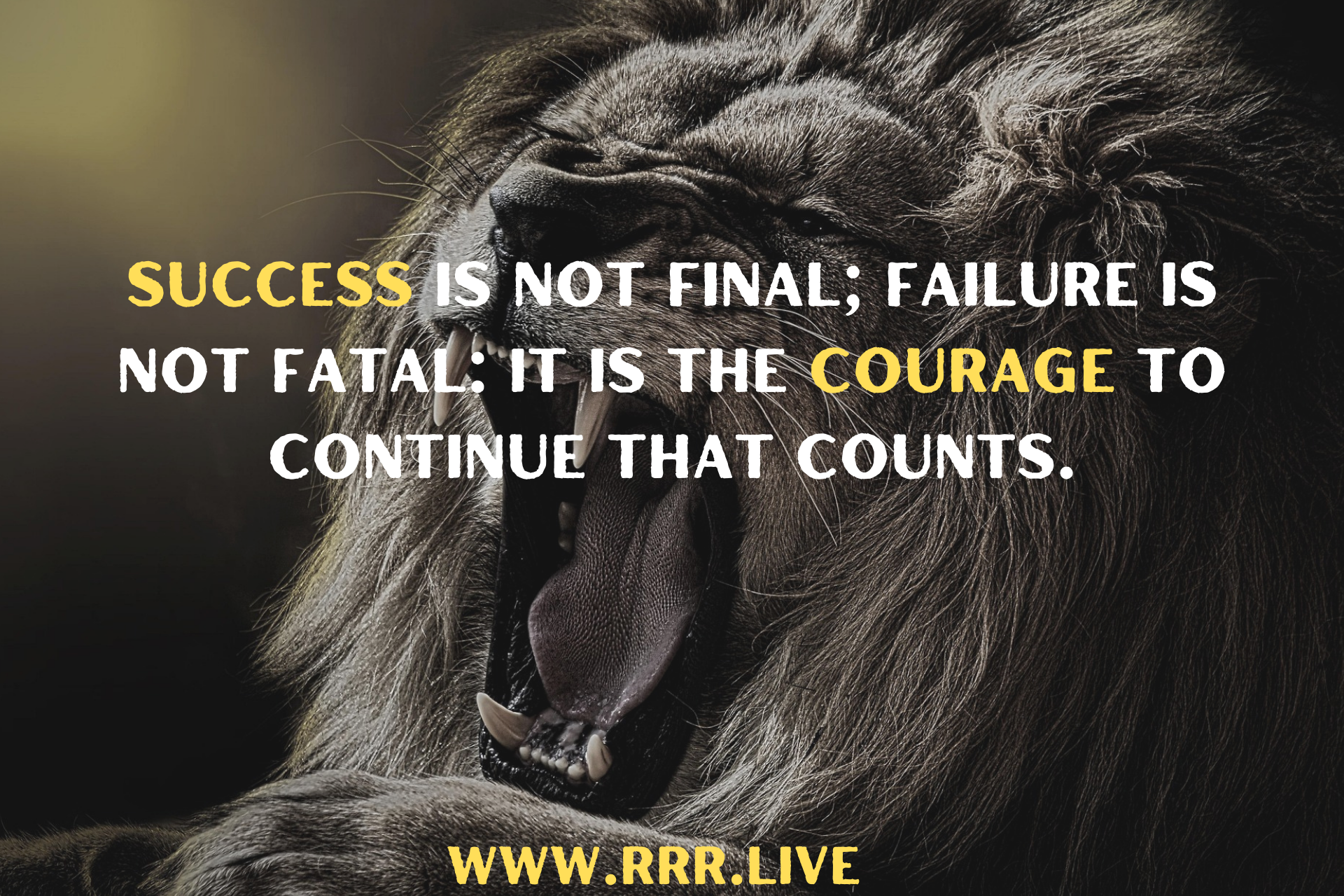 The Courage to Continue: A Key to Lasting Success