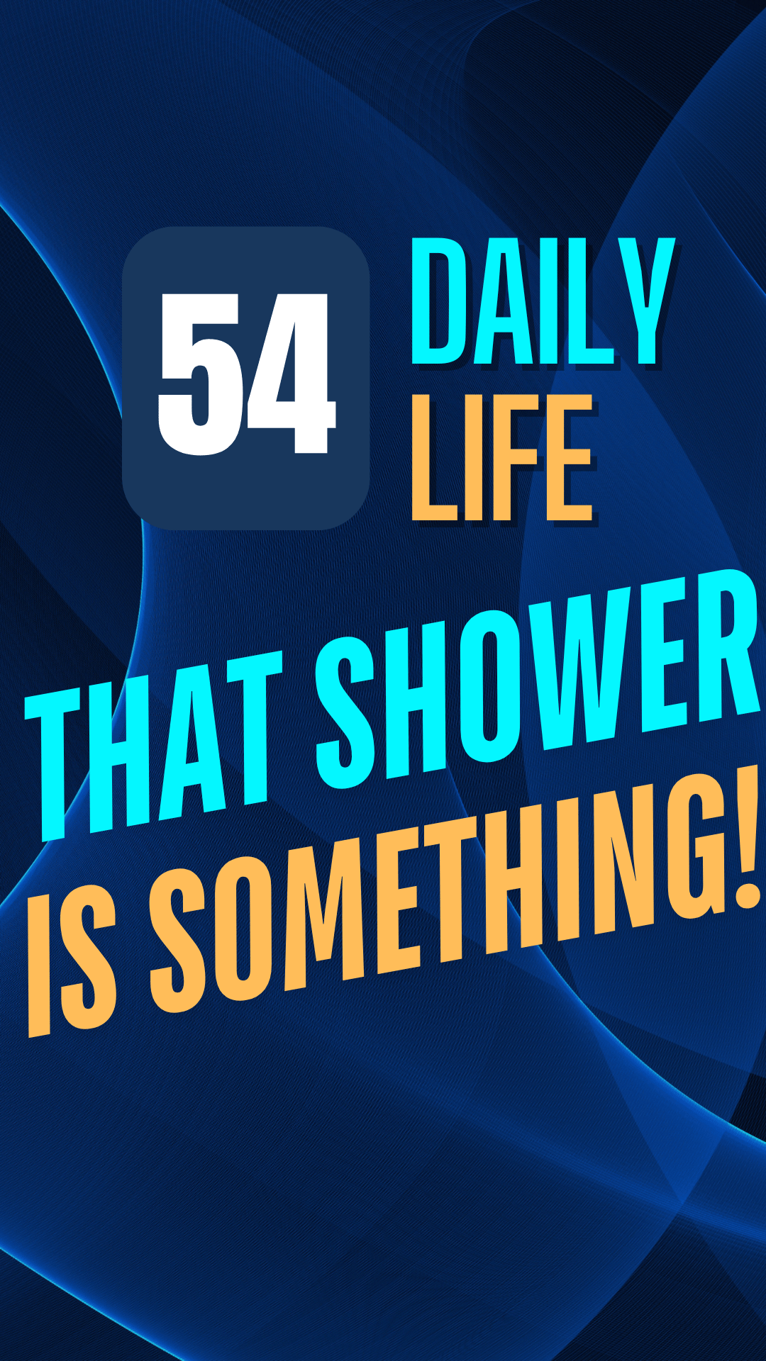 Daily Vlog: That shower is something.