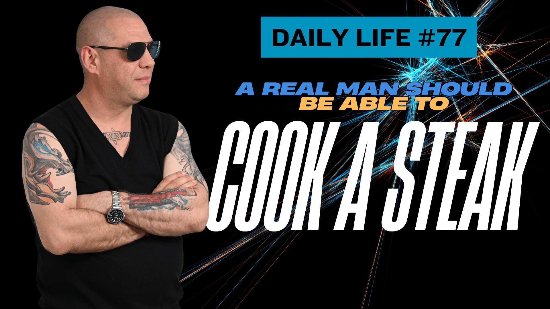 Daily Vlog: Real Man Should Be Able To Cook A Steak.